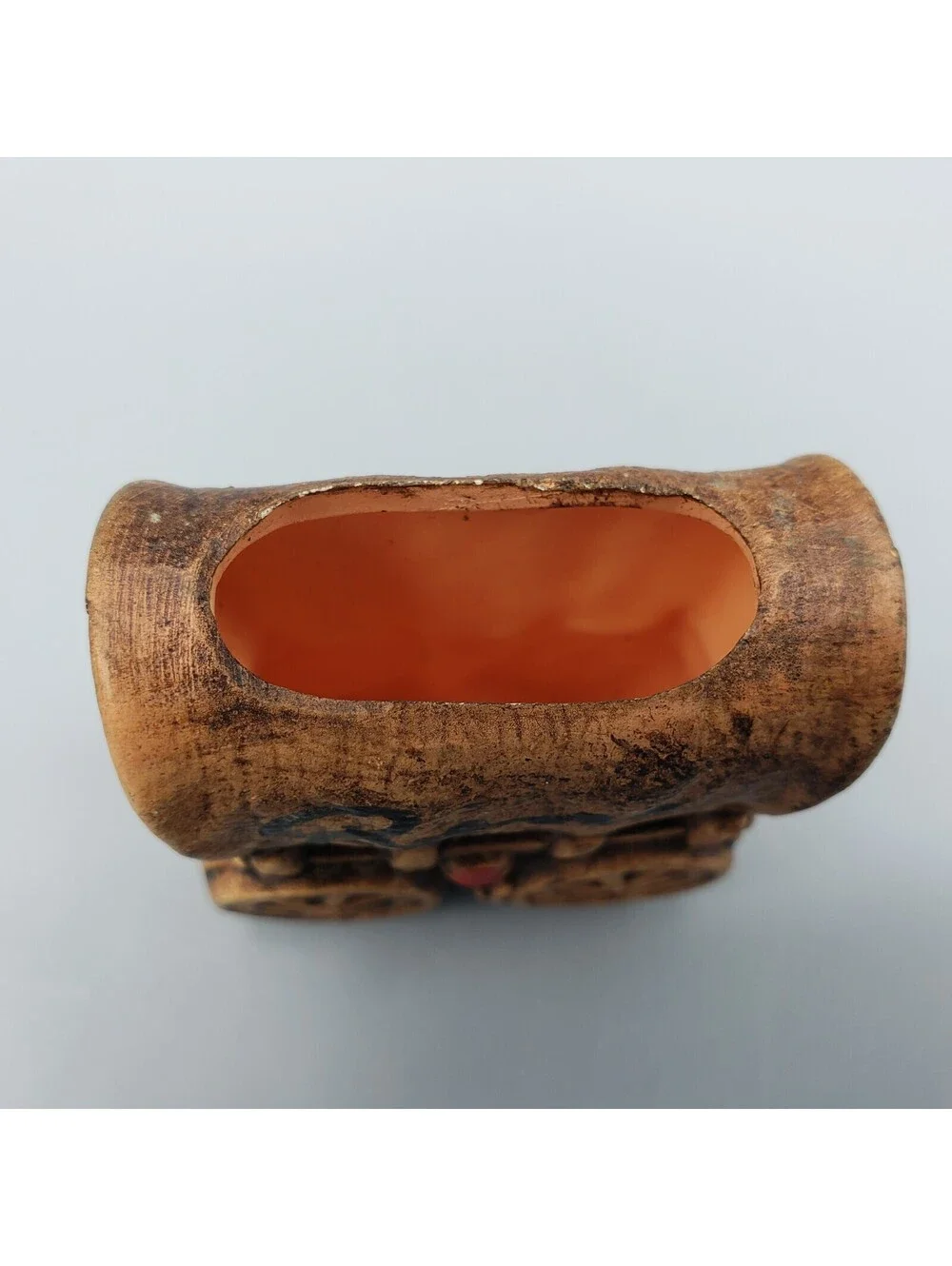 Vintage Ceramic Toothpick Holder Covered Wagon Souvenir Reno Nevada